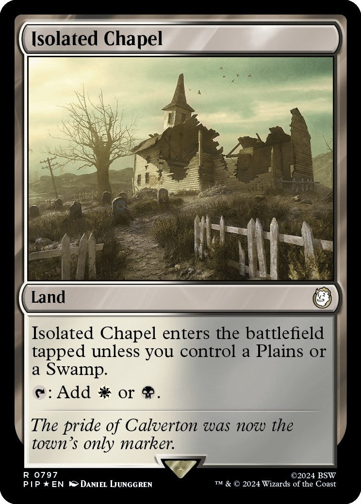 Image for Isolated Chapel (Surge Foil) (797) (PIP) - Magic: The Gathering