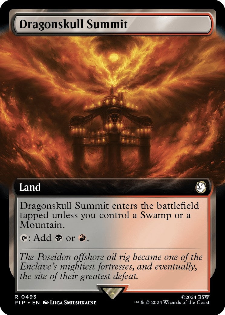 Image for Dragonskull Summit (Extended Art) (493) (PIP) - Magic: The Gathering