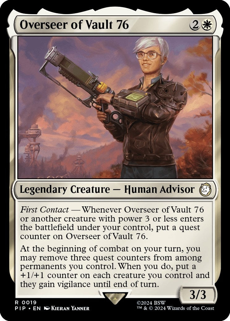 Image for Overseer of Vault 76 (19) (PIP) - Magic: The Gathering