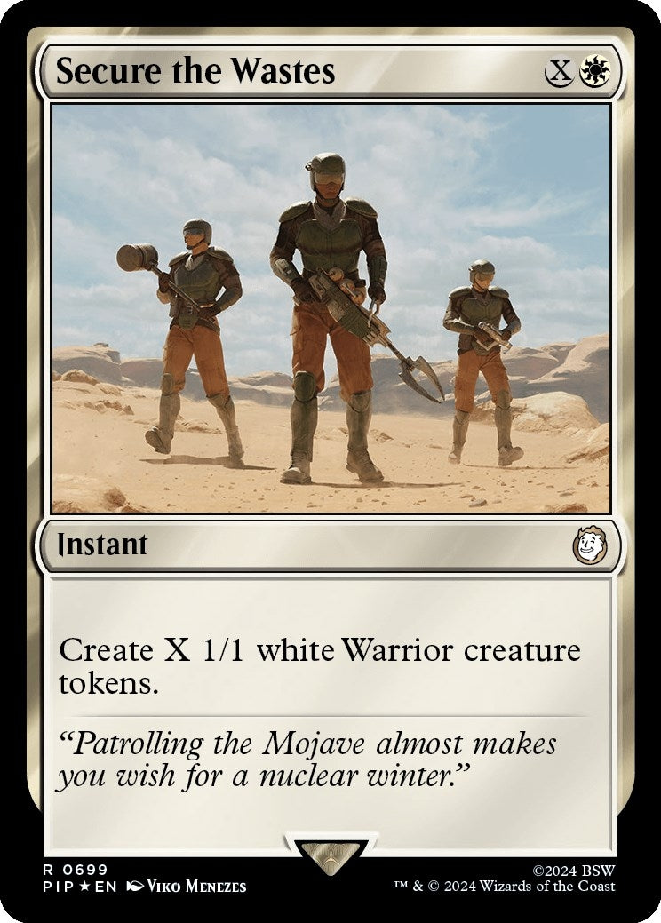 Image for Secure the Wastes (Surge Foil) (699) (PIP) - Magic: The Gathering
