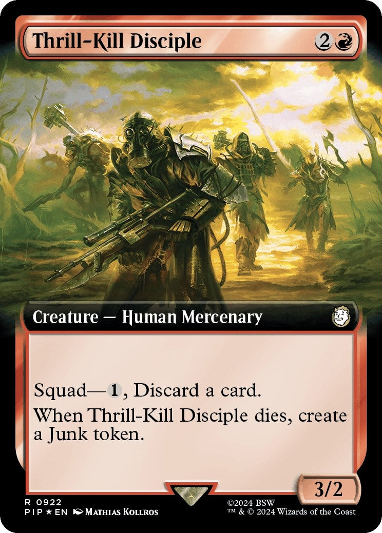 Image for Thrill-Kill Disciple (Extended Art) (Surge Foil) (922) (PIP) - Magic: The Gathering