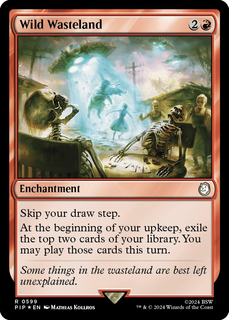Image for Wild Wasteland (Surge Foil) (599) (PIP) - Magic: The Gathering