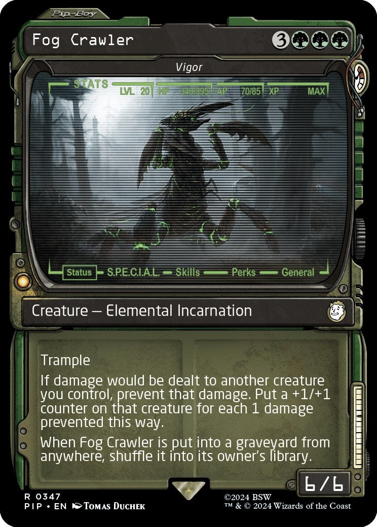 Image for Fog Crawler - Vigor (Showcase) (347) (PIP) - Magic: The Gathering