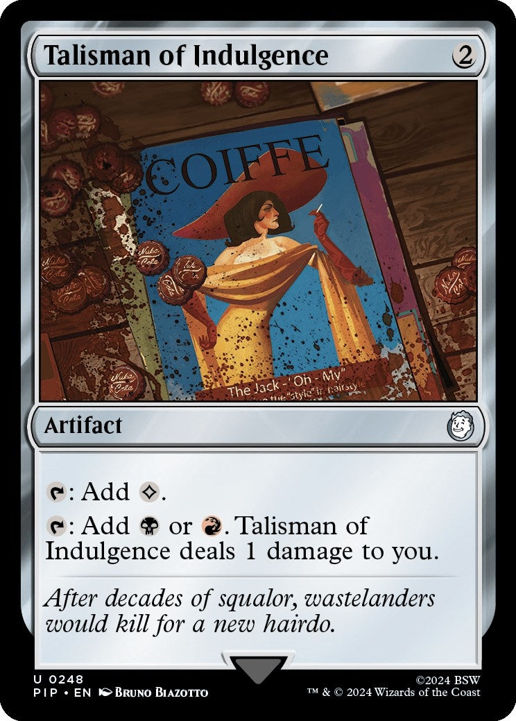 Image for Talisman of Indulgence (248) (PIP) - Magic: The Gathering