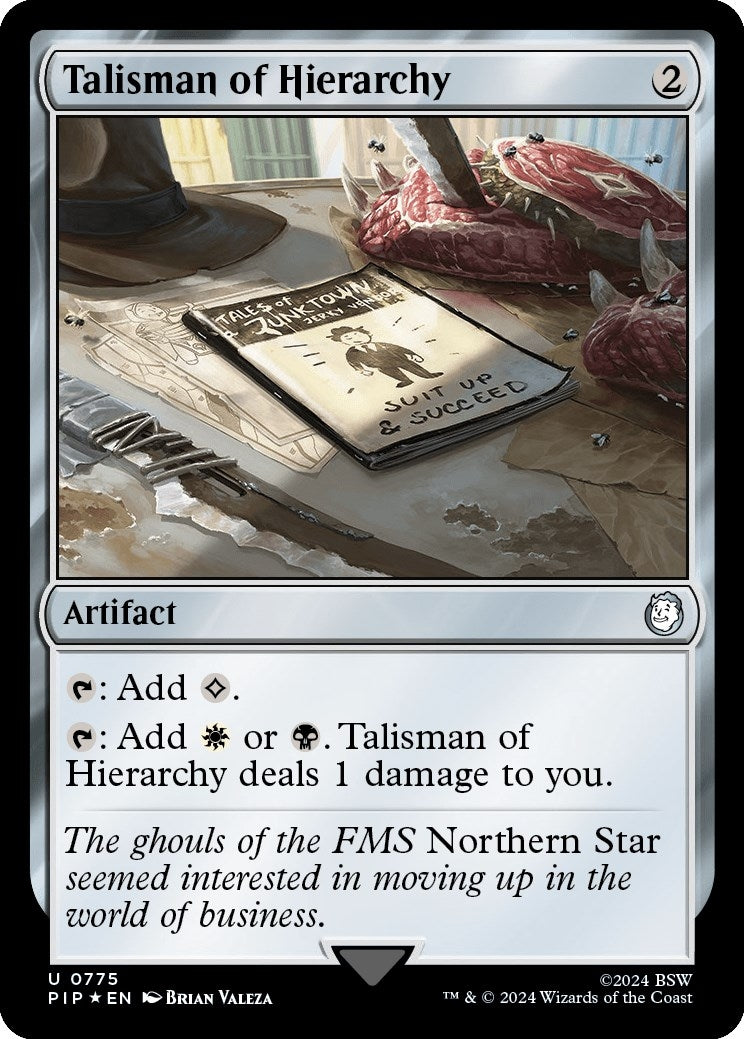 Image for Talisman of Hierarchy (Surge Foil) (775) (PIP) - Magic: The Gathering