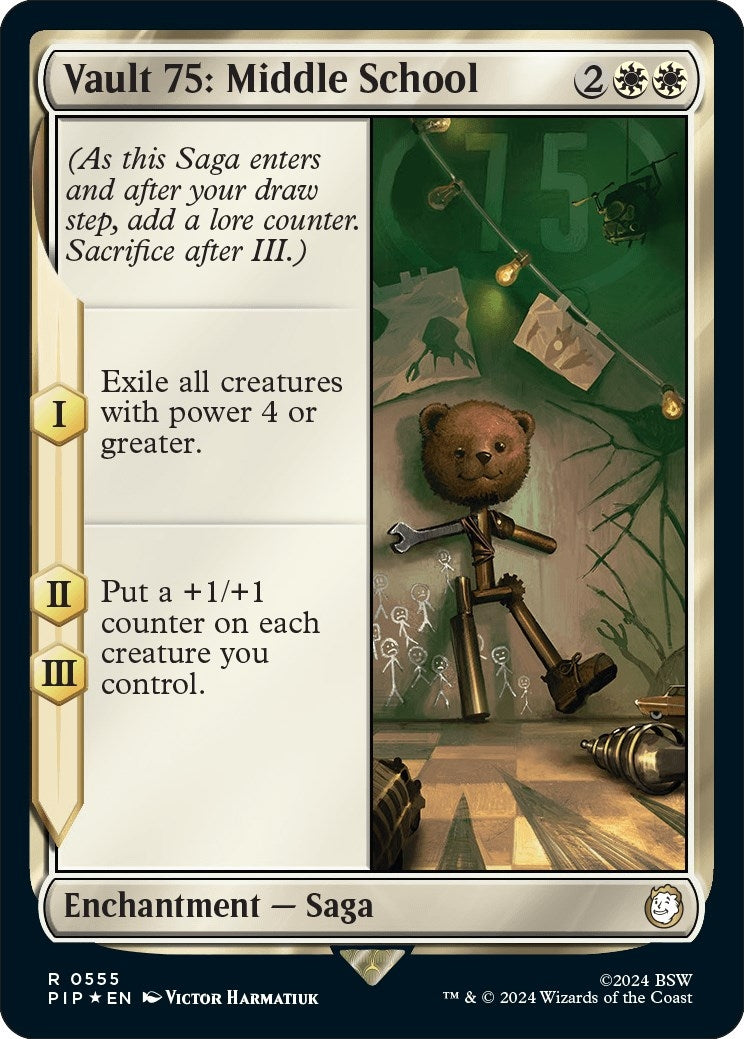 Image for Vault 75: Middle School (Surge Foil) (555) (PIP) - Magic: The Gathering