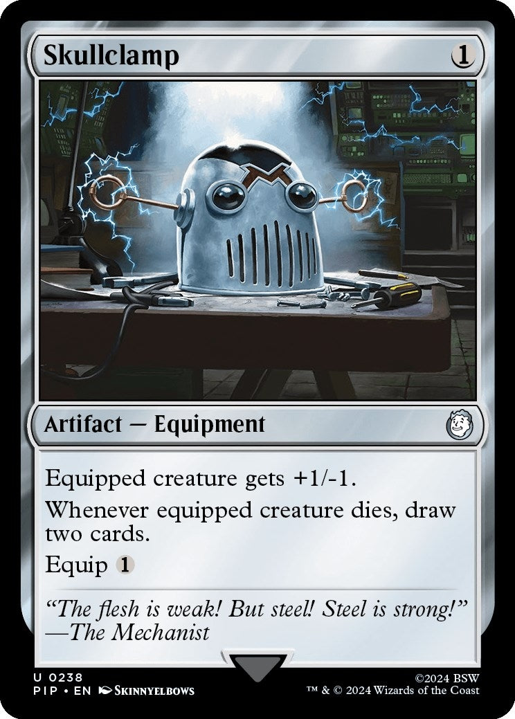 Image for Skullclamp (238) (PIP) - Magic: The Gathering