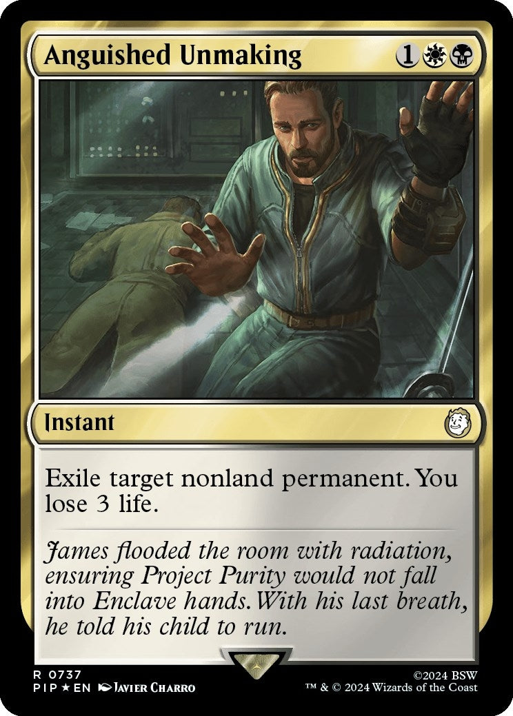 Image for Anguished Unmaking (Surge Foil) (737) (PIP) - Magic: The Gathering