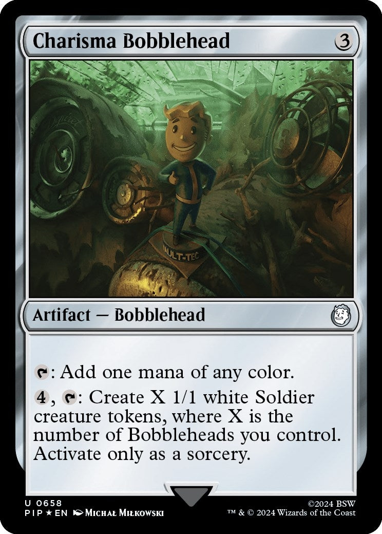 Image for Charisma Bobblehead (Surge Foil) (658) (PIP) - Magic: The Gathering