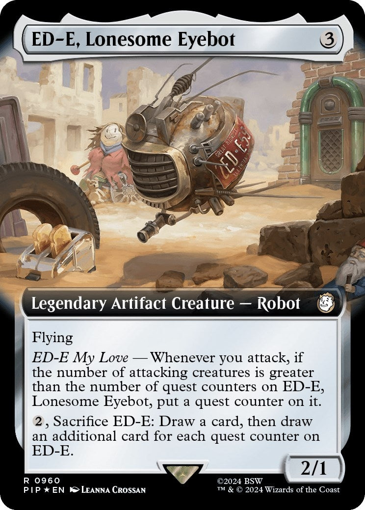Image for ED-E, Lonesome Eyebot (Extended Art) (Surge Foil) (960) (PIP) - Magic: The Gathering
