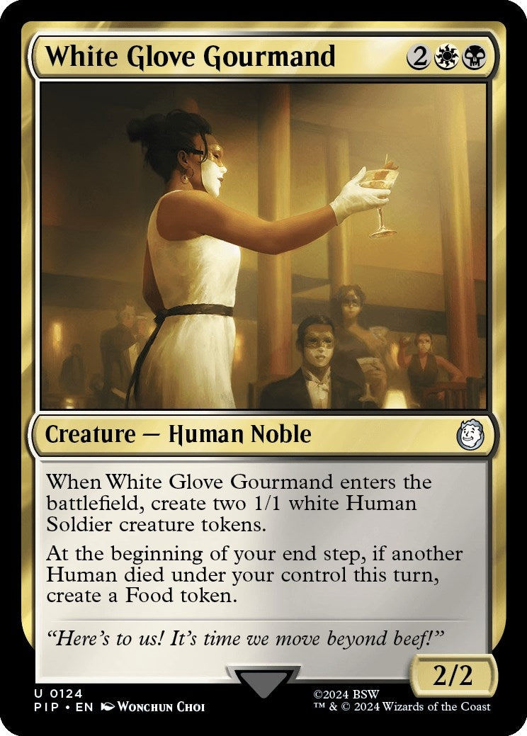 Image for White Glove Gourmand (124) (PIP) - Magic: The Gathering