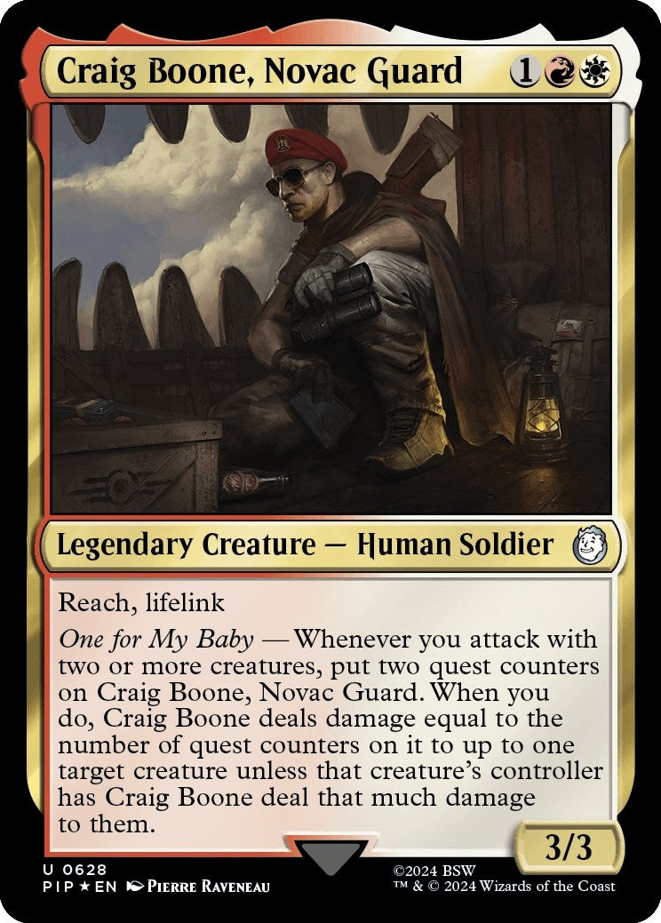 Image for Craig Boone, Novac Guard (Surge Foil) (628) (PIP) - Magic: The Gathering
