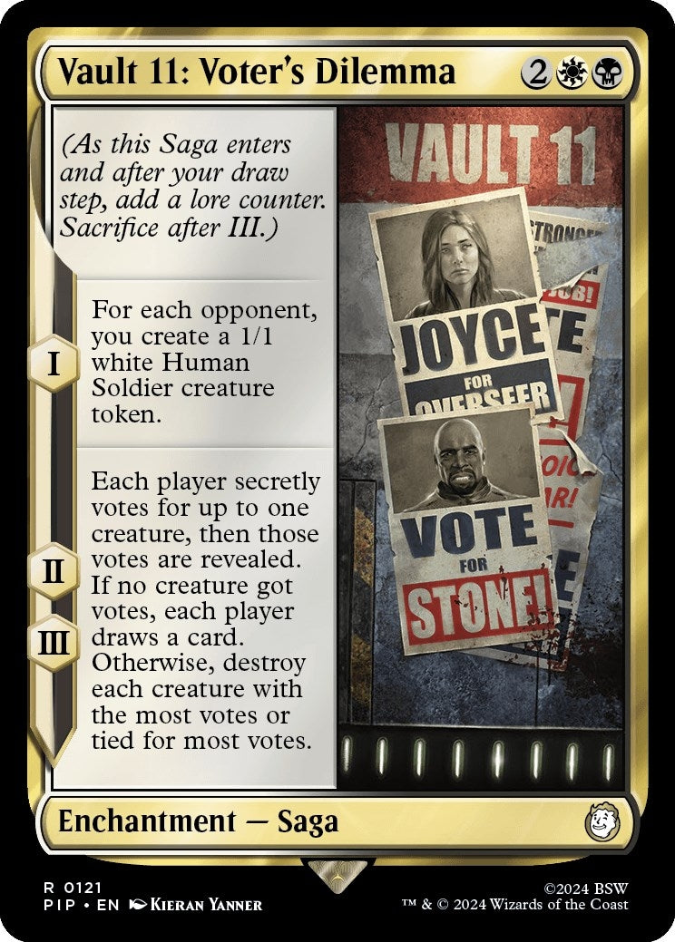 Image for Vault 11: Voter's Dilemma (121) (PIP) - Magic: The Gathering