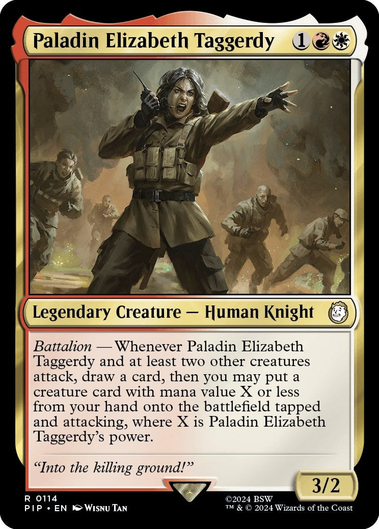 Image for Paladin Elizabeth Taggerdy (114) (PIP) - Magic: The Gathering