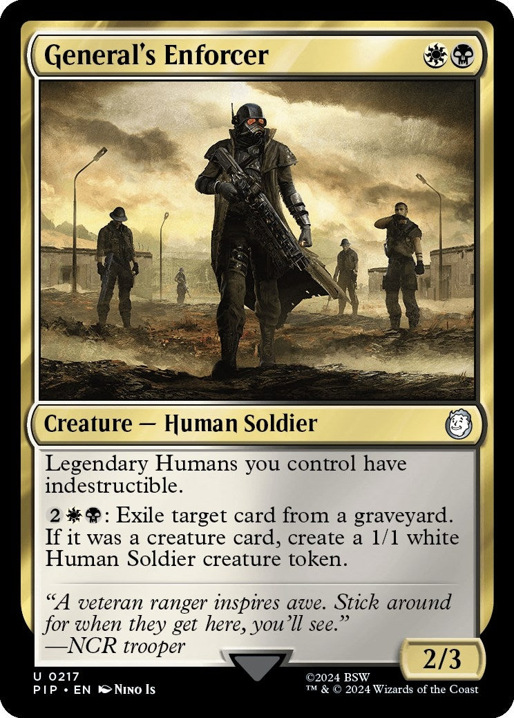 Image for General's Enforcer (217) (PIP) - Magic: The Gathering
