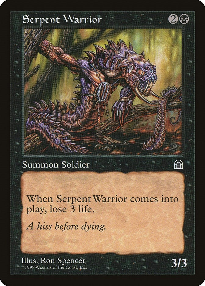 Image for Serpent Warrior (STH) - Magic: The Gathering