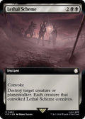 Image for Lethal Scheme (Extended Art) (Surge Foil) (992) (PIP) - Magic: The Gathering