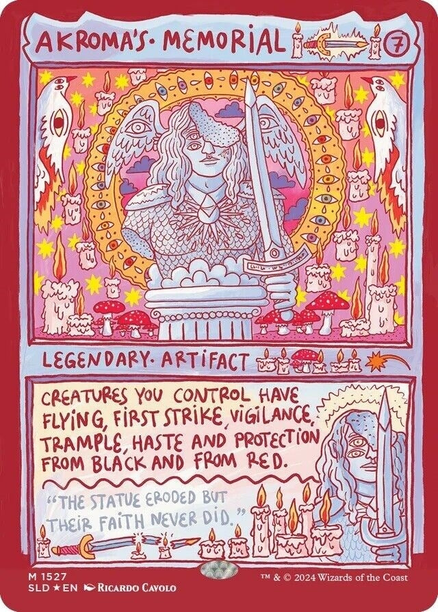 Image for Akroma's Memorial (Rainbow Foil) (1527) (SLD) - Magic: The Gathering