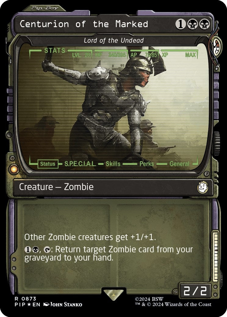 Image for Centurion of the Marked - Lord of the Undead (Showcase) (Surge Foil) (873) (PIP) - Magic: The Gathering