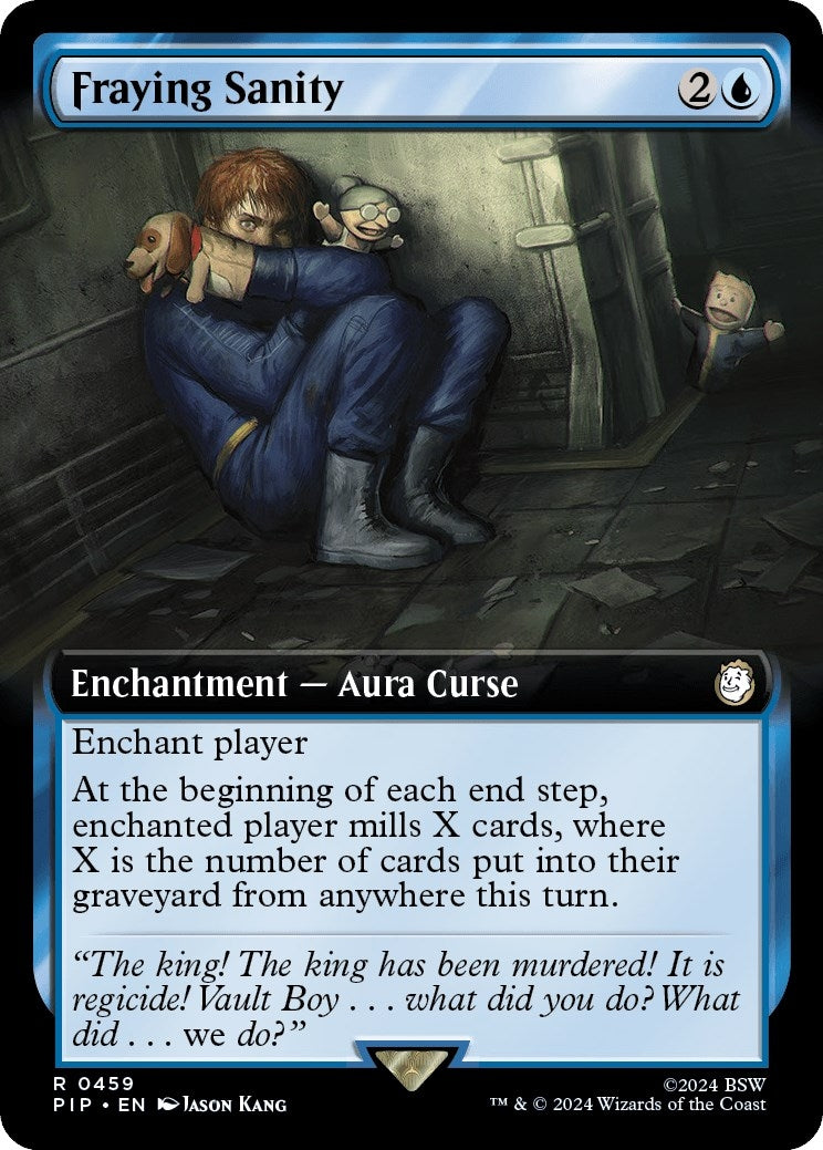 Image for Fraying Sanity (Extended Art) (459) (PIP) - Magic: The Gathering