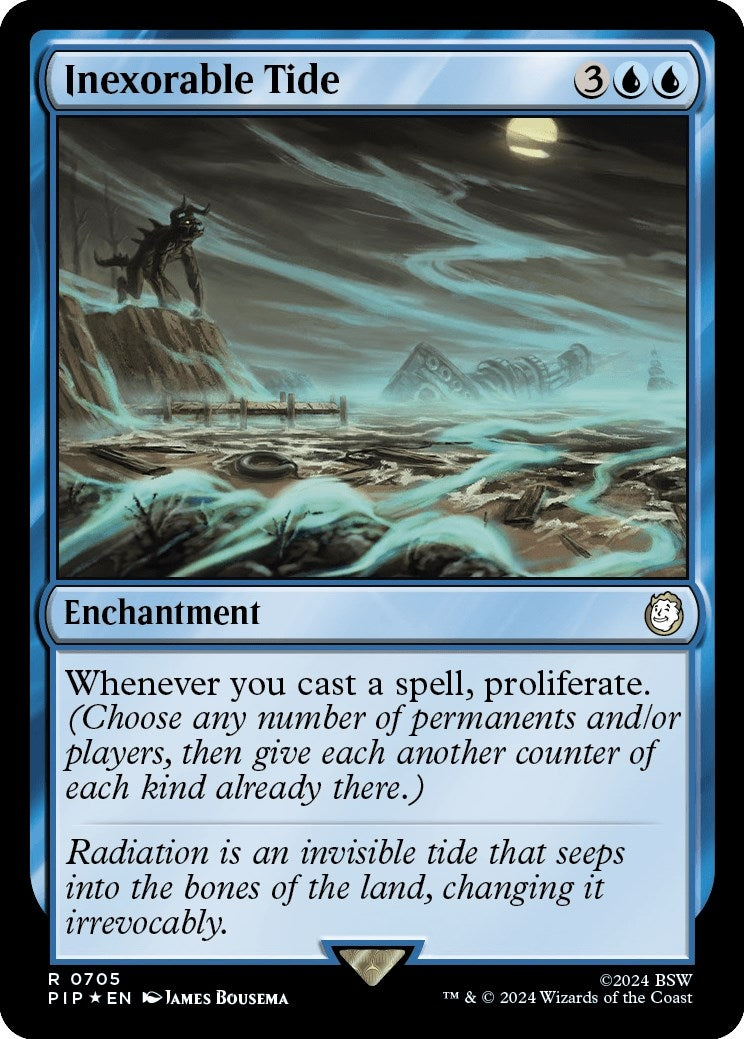 Image for Inexorable Tide (Surge Foil) (705) (PIP) - Magic: The Gathering