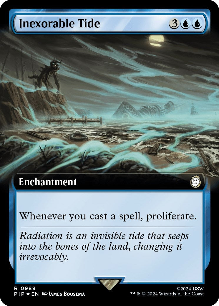 Image for Inexorable Tide (Extended Art) (Surge Foil) (988) (PIP) - Magic: The Gathering