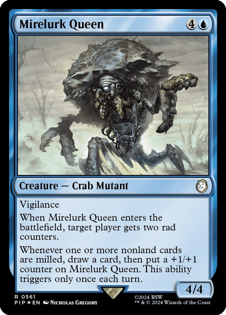Image for Mirelurk Queen (Surge Foil) (561) (PIP) - Magic: The Gathering