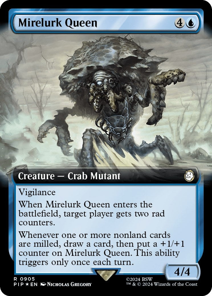 Image for Mirelurk Queen (Extended Art) (Surge Foil) (905) (PIP) - Magic: The Gathering