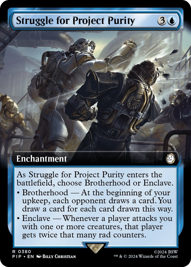 Image for Struggle for Project Purity (Extended Art) (380) (PIP) - Magic: The Gathering