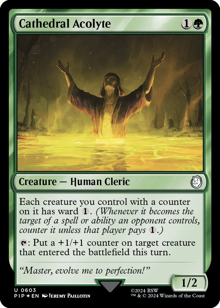 Image for Cathedral Acolyte (Surge Foil) (603) (PIP) - Magic: The Gathering