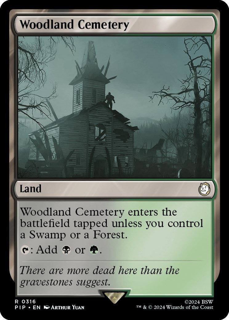 Image for Woodland Cemetery (316) (PIP) - Magic: The Gathering