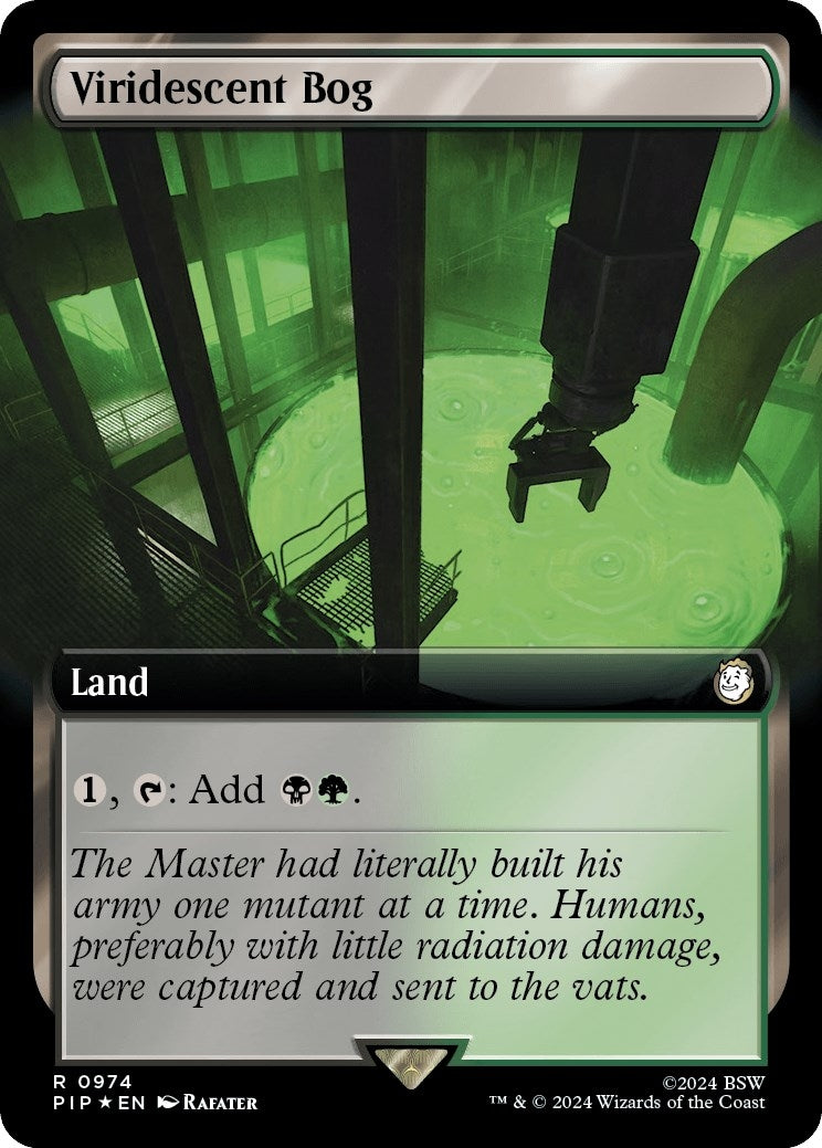 Image for Viridescent Bog (Extended Art) (Surge Foil) (974) (PIP) - Magic: The Gathering