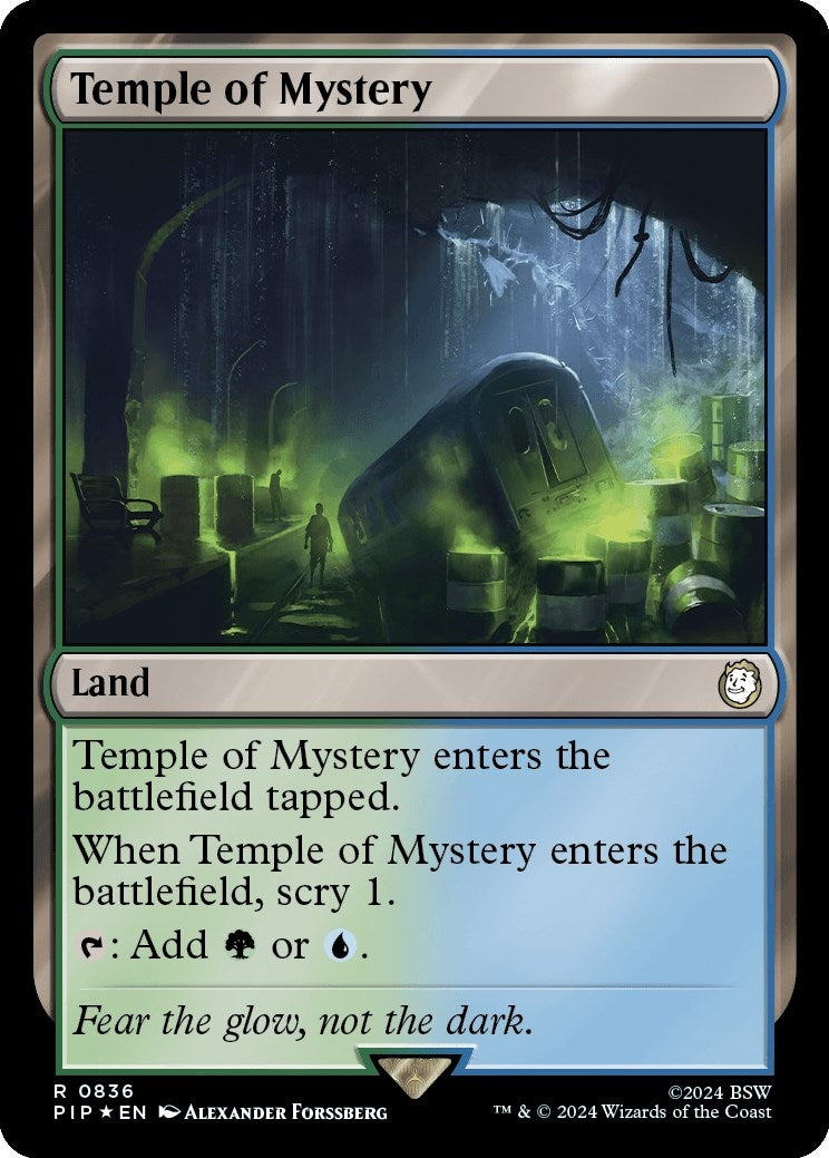 Image for Temple of Mystery (Surge Foil) (836) (PIP) - Magic: The Gathering