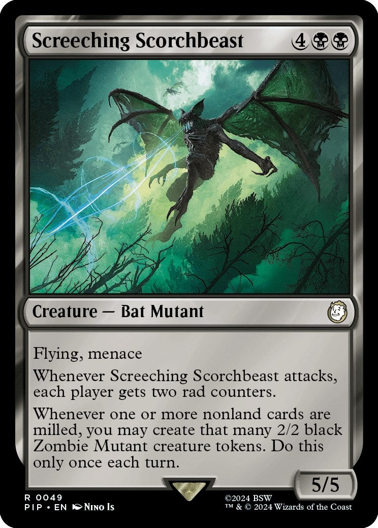 Image for Screeching Scorchbeast (49) (PIP) - Magic: The Gathering