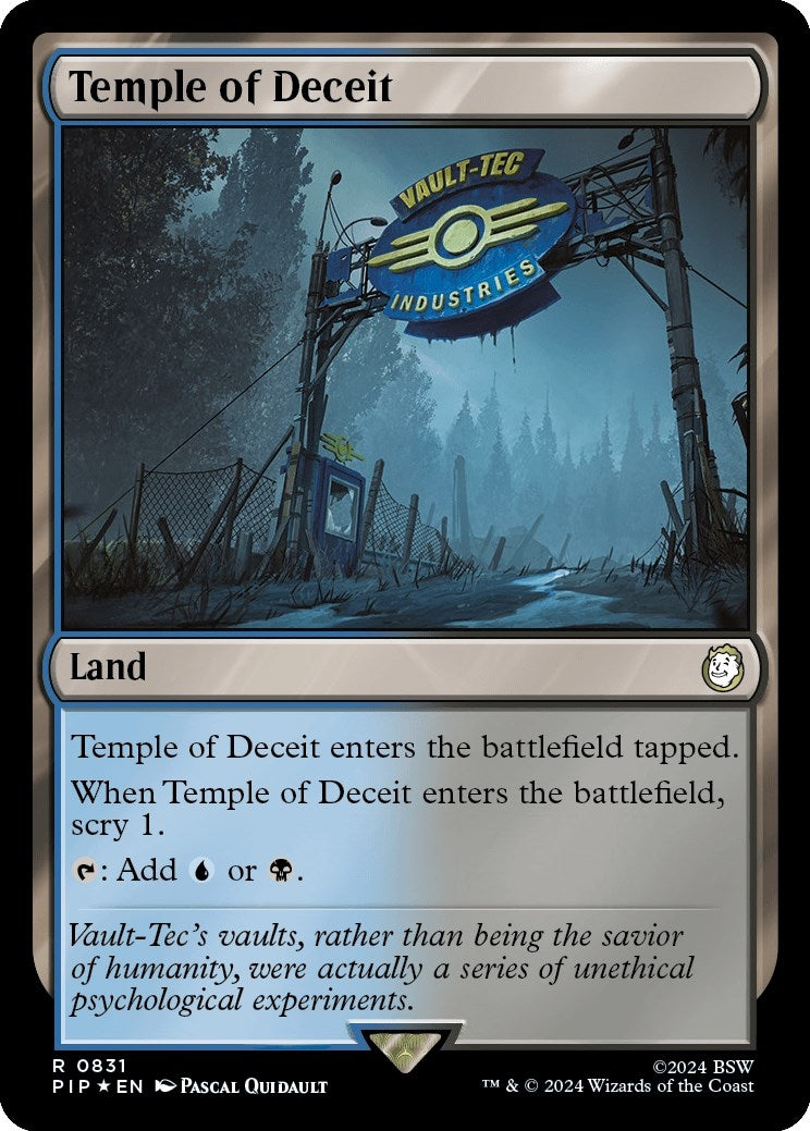 Image for Temple of Deceit (Surge Foil) (831) (PIP) - Magic: The Gathering