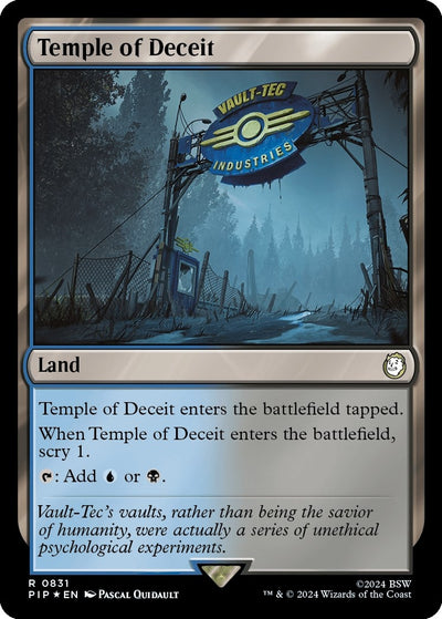 Temple of Deceit (Surge Foil) (831) (PIP)