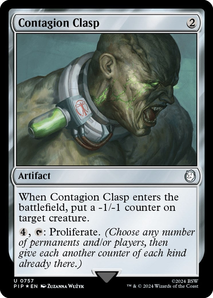 Image for Contagion Clasp (Surge Foil) (757) (PIP) - Magic: The Gathering