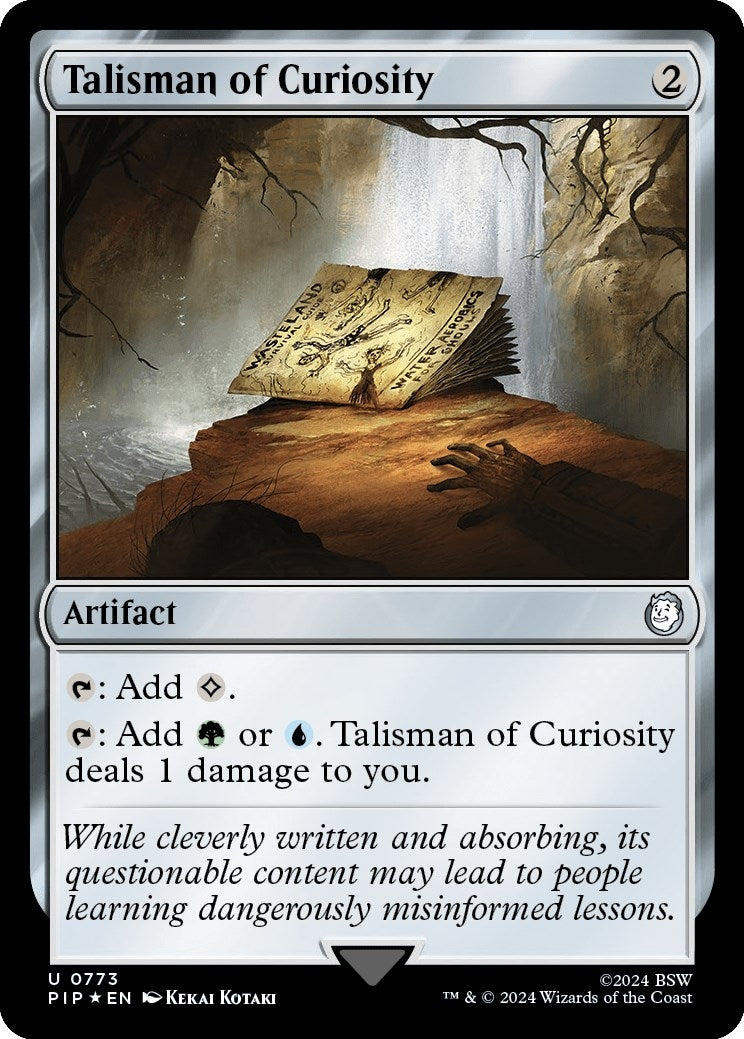 Image for Talisman of Curiosity (Surge Foil) (773) (PIP) - Magic: The Gathering