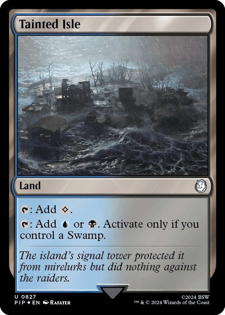 Image for Tainted Isle (Surge Foil) (827) (PIP) - Magic: The Gathering