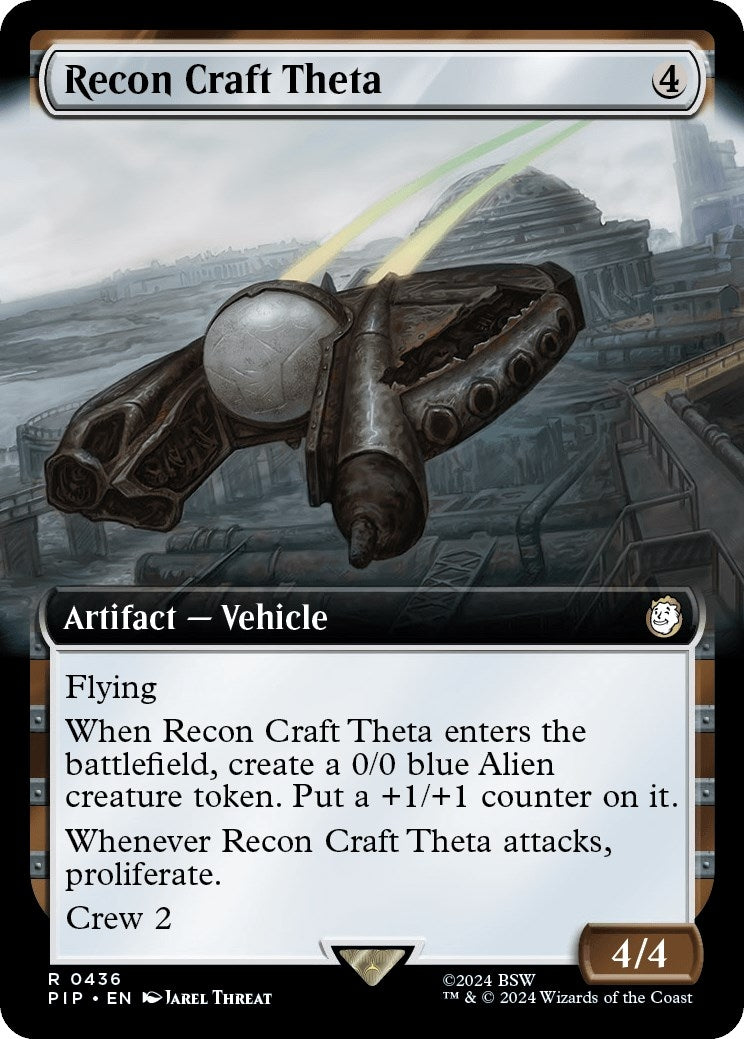 Image for Recon Craft Theta (Extended Art) (436) (PIP) - Magic: The Gathering
