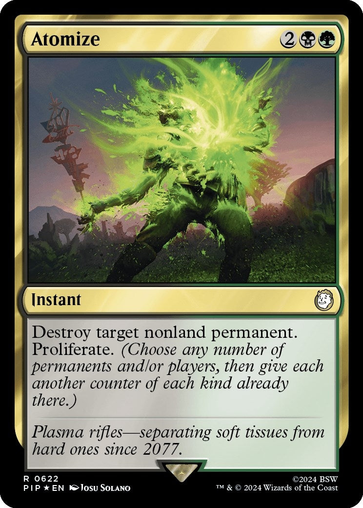 Image for Atomize (Surge Foil) (622) (PIP) - Magic: The Gathering