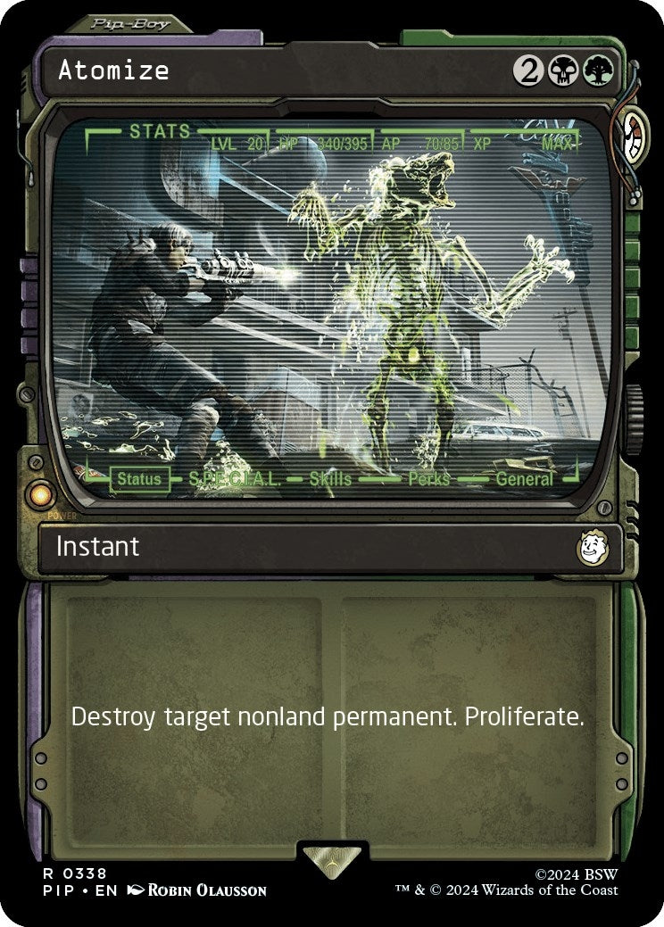Image for Atomize (Showcase) (338) (PIP) - Magic: The Gathering