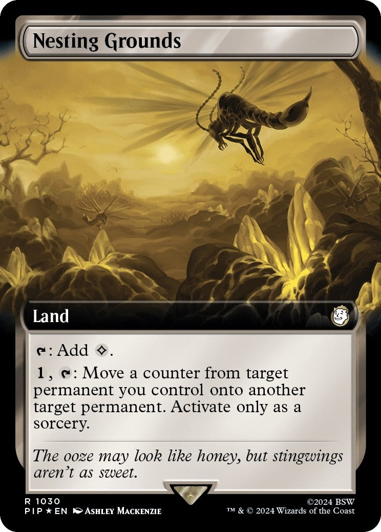 Image for Nesting Grounds (Extended Art) (Surge Foil) (1030) (PIP) - Magic: The Gathering