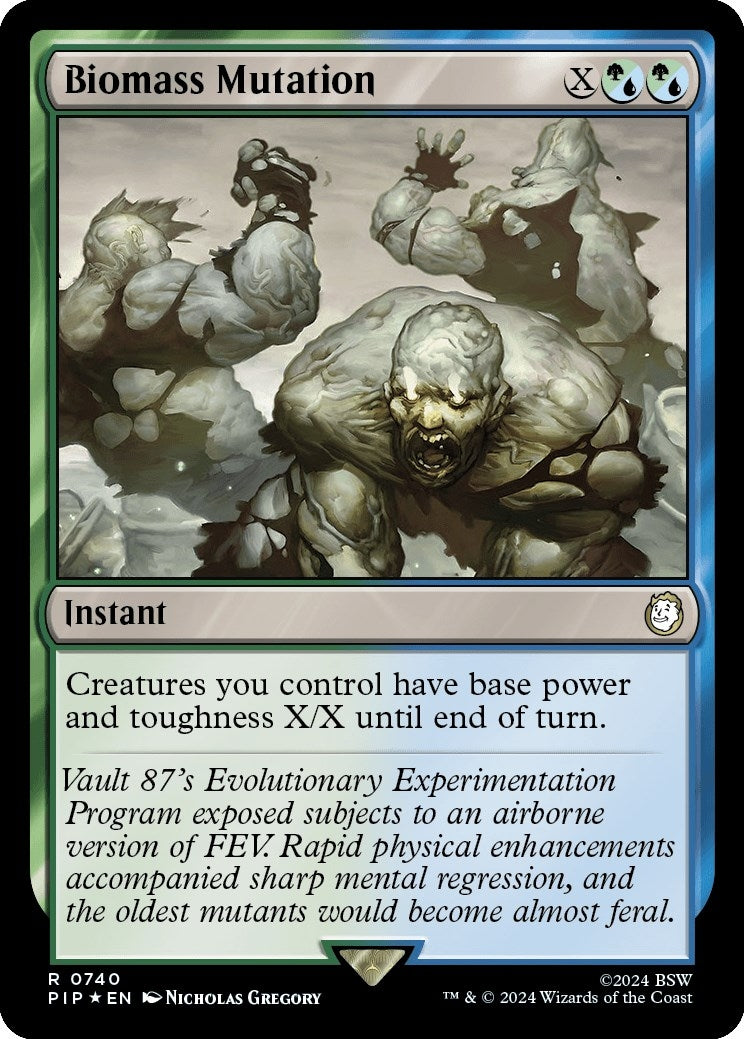 Image for Biomass Mutation (Surge Foil) (740) (PIP) - Magic: The Gathering