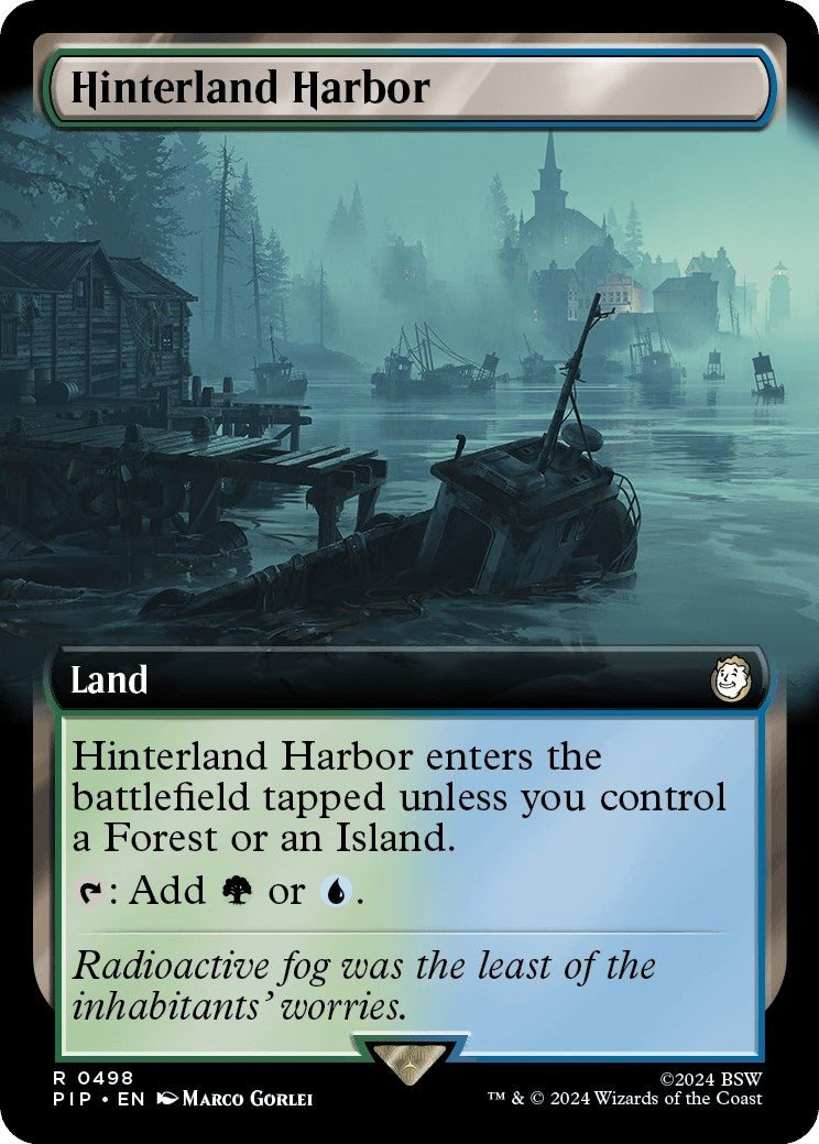 Image for Hinterland Harbor (Extended Art) (498) (PIP) - Magic: The Gathering