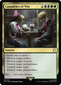 Image for Casualties of War (Surge Foil) (741) (PIP) - Magic: The Gathering