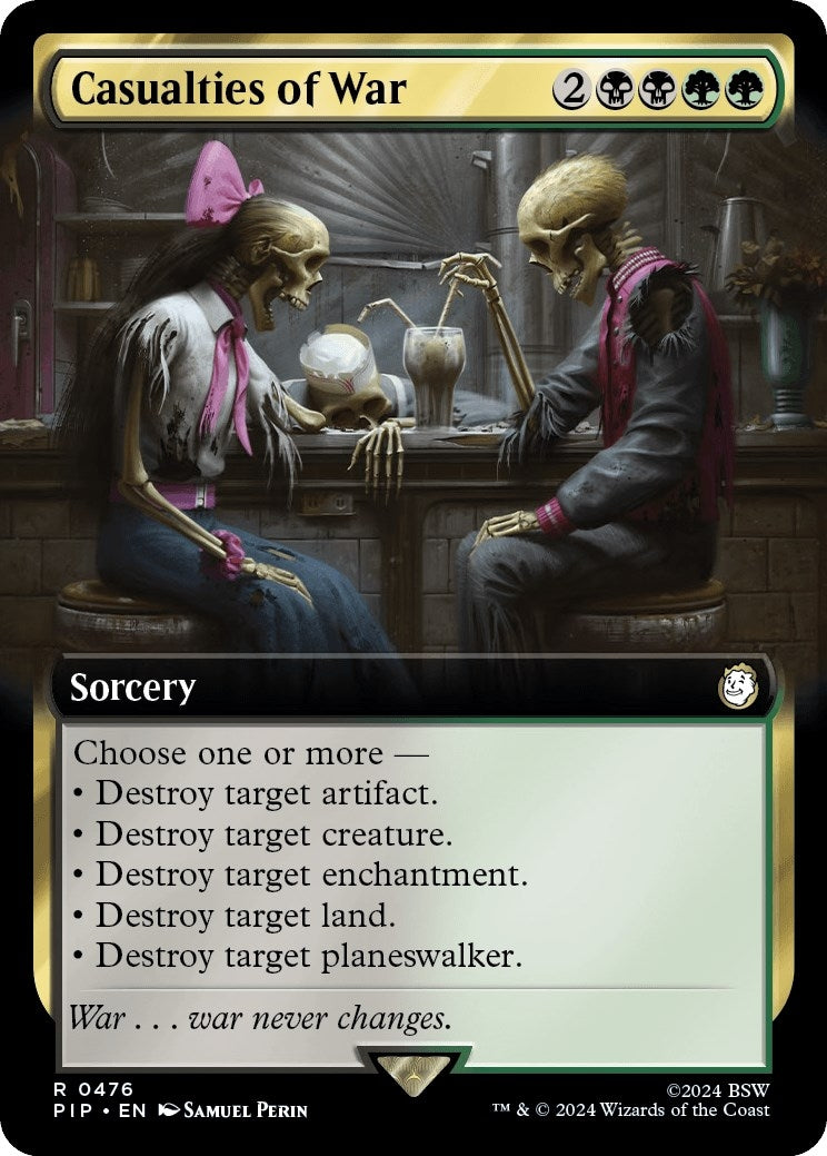 Image for Casualties of War (Extended Art) (476) (PIP) - Magic: The Gathering