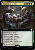 Image for Casualties of War (Extended Art) (Surge Foil) (1004) (PIP) - Magic: The Gathering