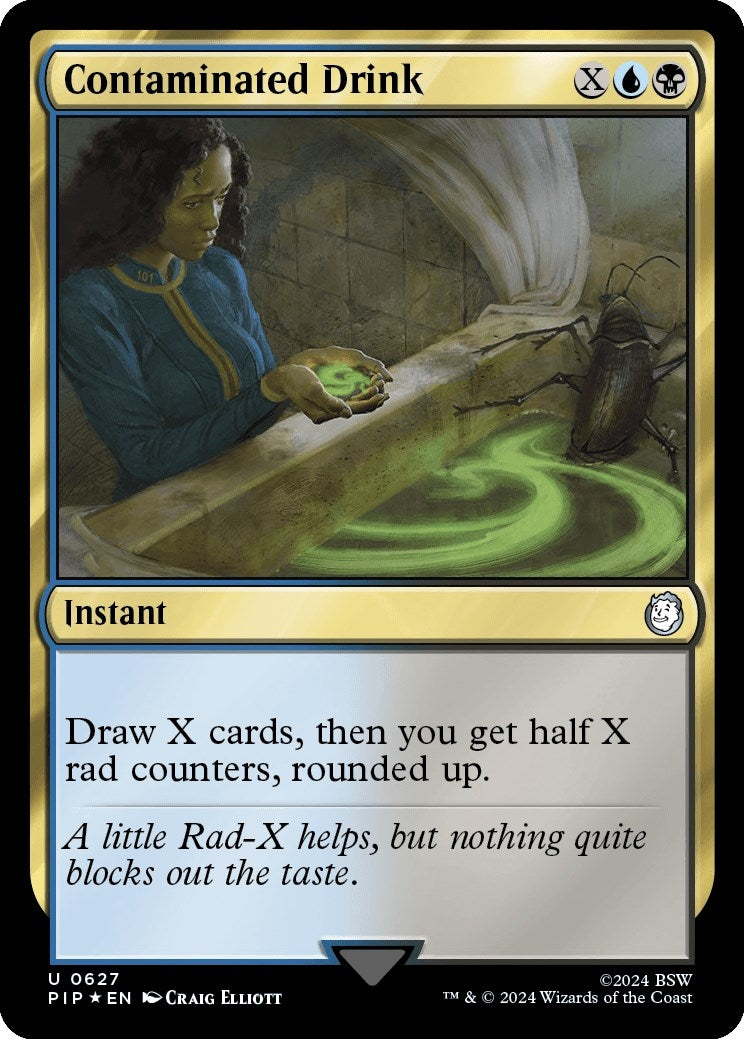 Image for Contaminated Drink (Surge Foil) (627) (PIP) - Magic: The Gathering