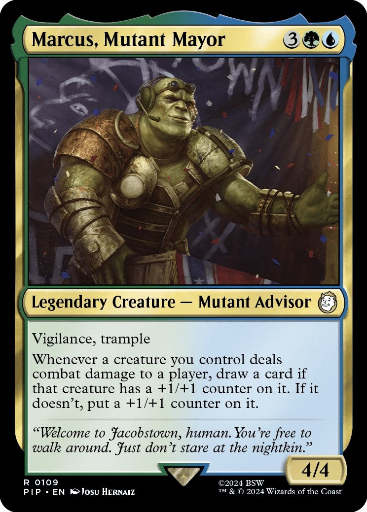 Image for Marcus, Mutant Mayor (109) (PIP) - Magic: The Gathering
